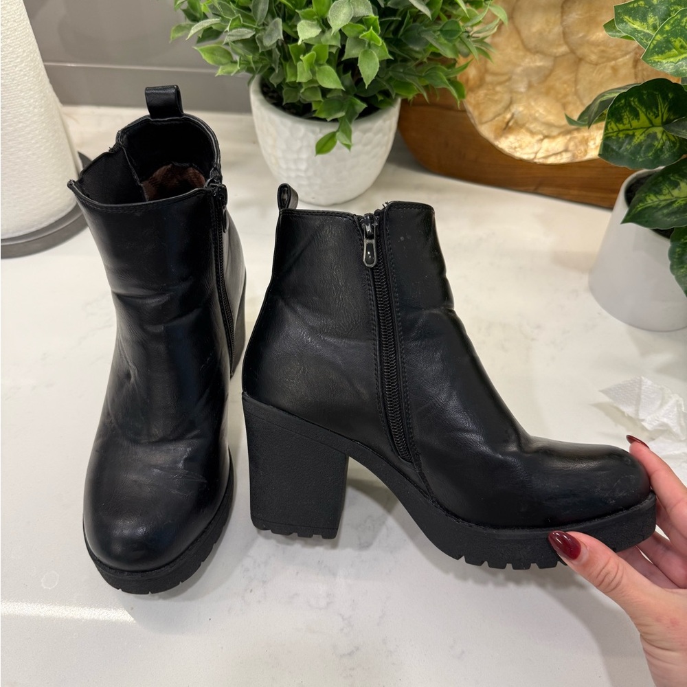 Black Ankle Booties - Picture 6 of 6